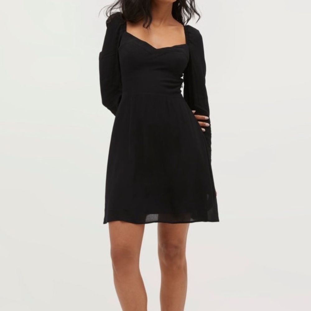 Hill House Classic Black Long Sleeve Dress